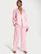 Сатинова піжама Victoria's Secret Satin Shine Stripe Long Pajama Set Розмір  M Сатинова піжама Victoria's Secret Satin Shine Stripe Long Pajama Set  M фото 4