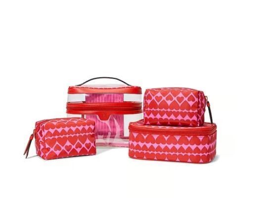 Косметичка Victoria's Secret 4-Piece Makeup Bag Hearts New Косметичка Victoria's Secret 4-Piece Makeup Bag Hearts New фото