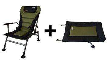Крісло рибальське, карпове Novator SR-2 Comfort + Підставка Novator POD-1 Comfort 002630 фото