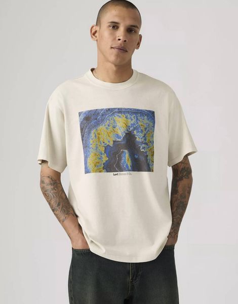 Футболка бавовняна довга чоловіча Levi's розмір XL Футболка бавовняна довга чоловіча Levi's розмір XL фото