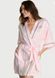 Халат Victoria's Secret Backstage Satin Sparkle Short Robe Рожева смужка Розмір M/L Халат Victoria's Secret Backstage Satin Sparkle Short Robe Рожева смужка Розмір M/L фото 1